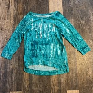 American Eagle summer love tie dye shirt